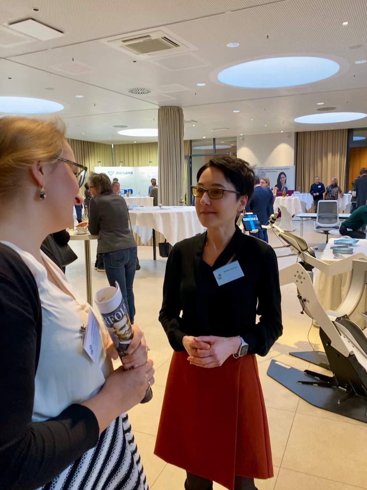 Martina Talamona an der Konferenz Betriebliches Gesundheitsmanagement in München
