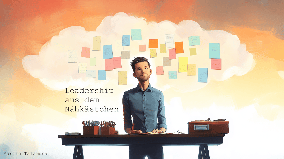 Titelbild der Keynote «Leadership aus dem Nähkästchen»